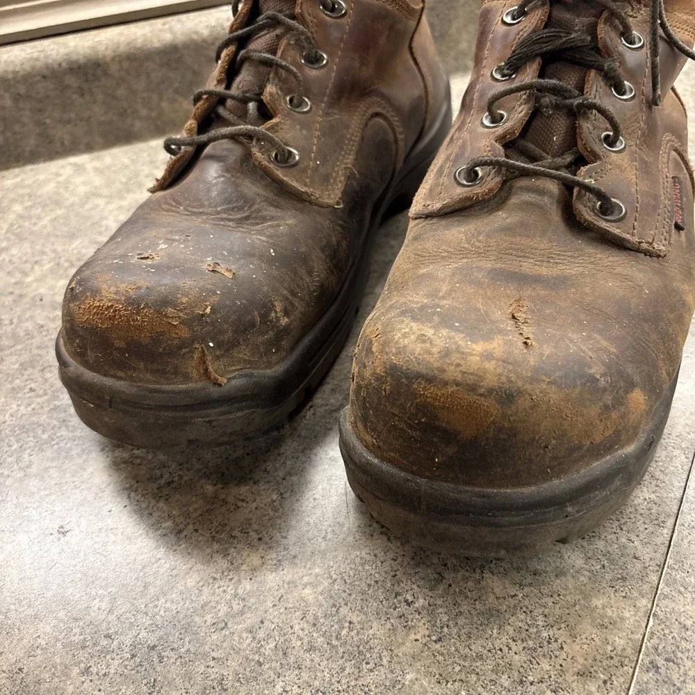 Redwing Men's Steel Toe Boots Sz 14‎ D ASTMF2413-11 Preowned Good Cond. Scuffs